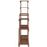 vidaXL Stojalo za rastline 110x25x111 cm trden les jelke | Shoptok.si