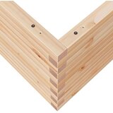 vidaXL Vrtna sadilica 110x110x46 cm od masivne borovine | shoptok.hr