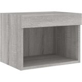  5-dijelni zidni TV elementi s LED svjetlima boja sivog hrasta | shoptok.hr