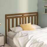  Uzglavlje za krevet boja meda 146 x 4 x 100 cm masivna borovina | shoptok.hr