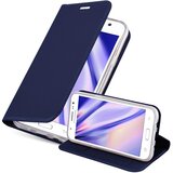 Cadorabo Samsung Galaxy J5 2015 v klasična temno modra - Zaščitni ovitek z magnetnim zapiranjem, stoječo funkcijo in režo za kartice, (20562606) | Shoptok.si