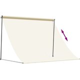 vidaXL Zložljiva tenda krem 250x150 cm tkanina in jeklo | Shoptok.si