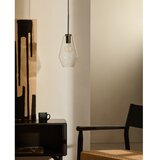 Kave Home Črna viseča svetilka s steklenim senčilom ø 17 cm Mao – | Shoptok.si