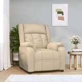  Naslonjač od tkanine krem - Krema 1 | shoptok.hr