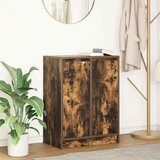 vidaXL Komoda dimljeni hrast 57x34x76 cm od konstruiranog drva Cijene