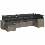  7-dijelni set vrtnih sofa sivi od poliratana | shoptok.hr