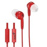 Genius slušalice HS-M320 crven in-ear, 3.5mm, mikrofon, 1.1m 20 Hz- 20K Hz, 88dB Cijene