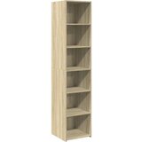 Maison Chic Visoka omara - Komoda - Predalnik sonoma hrast 40x41x185 cm inženirski les, (21720152) Cene