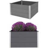 vidaXL visoka greda wpc 100x100x54 cm siva | Shoptok.si