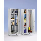 Wolf jeklena omara, shranjevalna omara z opornimi nogami, modro siva ral 7031 | Shoptok.si
