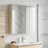  Kupaonski ormar s ogledalom Sonoma hrast 73.5 x 15.5 x 70 cm | shoptok.hr