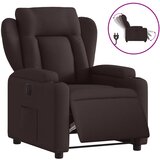Maison Chic Električni naslanjač - Relax naslanjač temno rjavo blago, (22061168) Cene