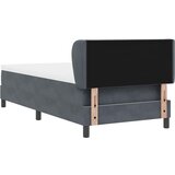  s opruga kutije Tamno siva 90 x 190 cm Baršun | shoptok.hr