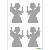 Grupo NALEPKE IZ SREBRNEGA FILCA MAGIC ANGELS, (20854996) Cene