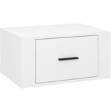 Maison Chic Stenska Nočna omarica - Nočna miza visok sijaj bela 50x36x25 cm, (21687122) Cene