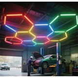  Hexagon LED tube 8 heads RGB 12V 410mm 35pcs | Eponuda.com
