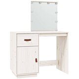  Toaletni stolić s LED svjetlom bijeli 95x50x133,5 cm borovina | shoptok.hr