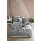 Mijolnir Antracitno siva posteljina za krevet za jednu osobu 140x200 cm Yarn Dyed – | shoptok.hr