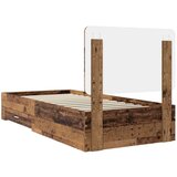  Okvir za krevet Staro drvo 90 x 190 cm Konstruirano drvo | shoptok.hr