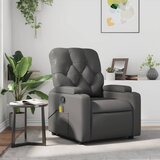 vidaXL masažni naslanjač sivo umetno usnje | Shoptok.si