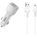 hoco. Auto punjač sa Lightning kabelom, 2 x USB, 5 V/2.4 A - Z23 Grand Style set, Lightning | Eponuda.ba