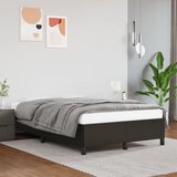 Maison Chic Posteljni okvir - Dvoposteljna postelja - Zakonska postelja črn 120x200 cm umetno usnje-J13739, (21771432) | Shoptok.si