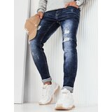 DStreet Men's Dark Blue Trousers | shoptok.hr