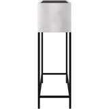  Povišeni Vrtni Planter Srebrno 100 x 26 x 82 cm | shoptok.hr
