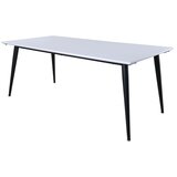 Venture Home Jimmy rastezljivi pravokutni blagovaonski stol 195 × 90 cm, bijeli | shoptok.hr