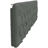vidaXL Vzglavna stranica temno siva 200 cm blago | Shoptok.si