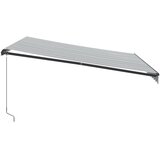Tenda na ručno uvlačenje s LED antracit i bijela 400x350 cm | Eponuda.ba