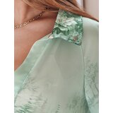 DStreet Koszula damska oversize w kwiaty KWIACYNTA zielona | Shoptok.si