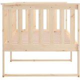  Dnevni krevet bez madraca 100x200 cm puno drvo bor - Prirodna 100 x 200 cm | shoptok.hr