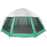  Šator za bazen s uklonjivim letvicama i mrežastim stjenkama Zelena 510 x 510 cm | Shoptok.si
