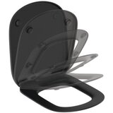 Ideal Standard T3529V3 Tesi WC deska s počasnim zapiranjem "Soft Close" črna | Shoptok.si