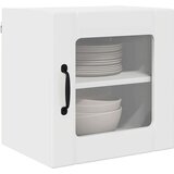 vidaXL Stenska kuhinjska omarica Visok sijaj bela 40 x 31 x 40 cm | Shoptok.si