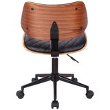 Premium Living pisarniški stol jeff, črna, rjava | Shoptok.si