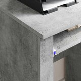  Stol s kotačićima s ladicama Betonski sivi 91 x 50 x 77 cm | shoptok.hr