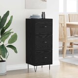  Kreveta Crni hrast 34 x 34.5 x 90 cm Konstruirano drvo | shoptok.hr