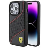 Ferrari OVITEK PERFORATED WAVES METAL LOGO ZA IPHONE 15 PRO - ČRN, (21897925) | Shoptok.si
