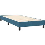 Box Spring krevet s madracem tamnoplavi 80x210 cm baršun | shoptok.hr