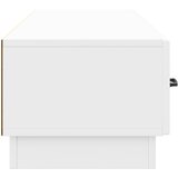TV ormar s ladicama Bijela visokog sjaja 147 x 34,5 x 27 cm | shoptok.hr