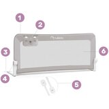 Nukido sigurnosna ogradica za krevet 150 x 66 x 35 cm siva | shoptok.hr