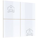 Helvetia meble Stenska panel Celine - wotan hrast/bel sijaj - 24NALR03 | Shoptok.si