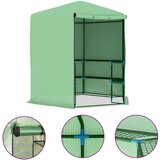  Rastlinjak s policami iz jekla 227x223 cm, (20707994) | Shoptok.si