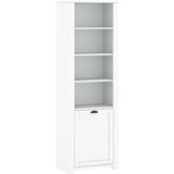 AKORD Mone R Regal Za Dnevno Sobo 1D Bela, (21978427) | Shoptok.si