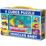 Mađarski proizvođač Mini pravljična kocka z vozili 6 kosov - D-toys Cene
