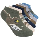 6Pk Boys Dino Socks čarape