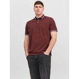 Jack & Jones Plus Majica smeđa / bijela | shoptok.hr