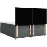  Krevet s oprugama i madracem tamnosivi 200 x 200 cm od tkanine | shoptok.hr